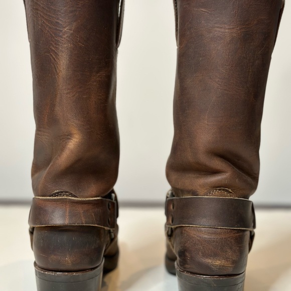 Vintage Brown Leather Cowboy Boots - Picture 5 of 10